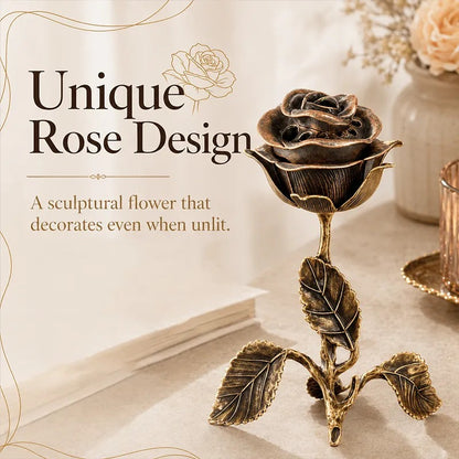 🌹💕 Rökelsekar i vintagestil med rosor – En omtänksam present för meditations- och avslappningsälskare ✨🕯️