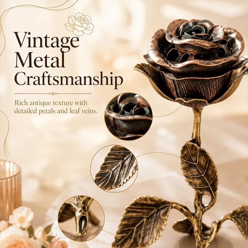🌹💕 Rökelsekar i vintagestil med rosor – En omtänksam present för meditations- och avslappningsälskare ✨🕯️