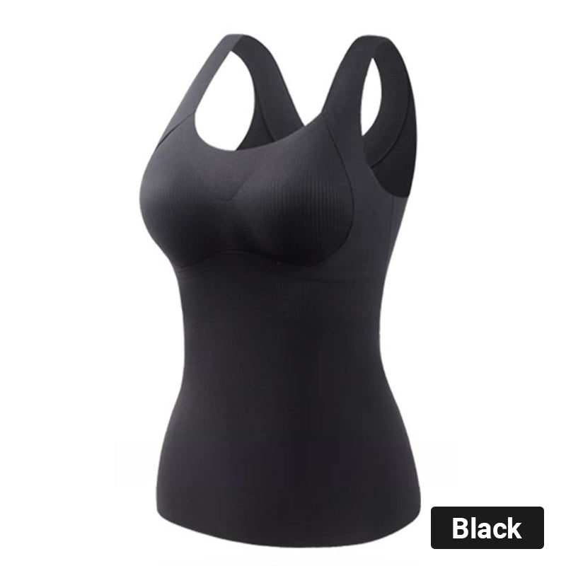 💖Black Friday Storrea 49% RABATT🌹[Kvinnors present] Termo linnen med inbyggd BH för kvinnor