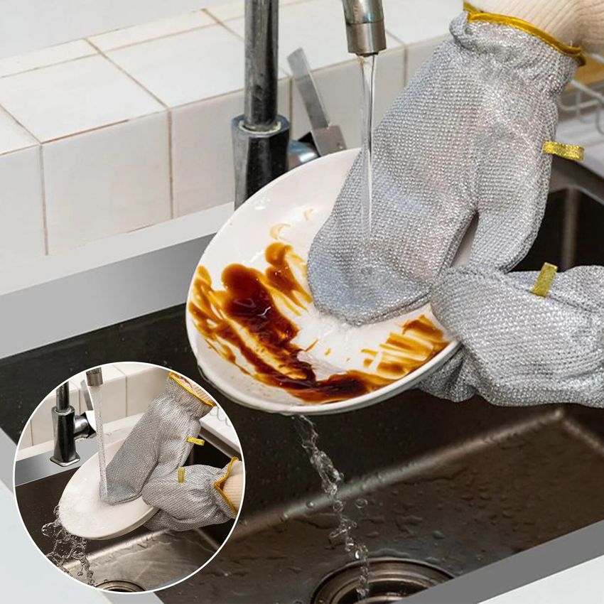 Ståltrådshandskar för diskning