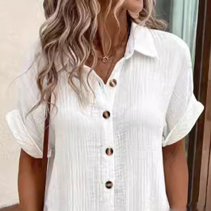 💎50% RABATT! 💎✨Damsommarklänning i midimodell – Luftig, smickrande och otroligt elegant! Lätt, knappknäppt klänning med fickor ☀️