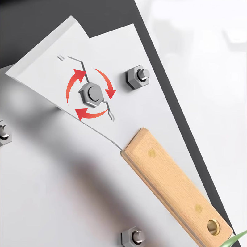 Multifunction Putty Knife with Wooden Handle – moonbeamt