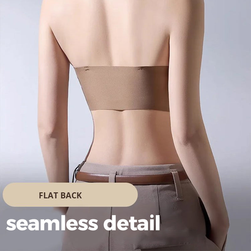 Halkfri axelbandslös behå med frontstängning för kvinnor