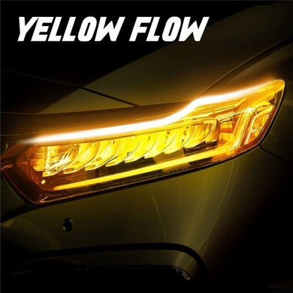 📢📢50 % RABATT !! ⏰2 st/flexibel bil LED Flow🔥typ automatisk signallampa✨3% rabattkod: NOR3