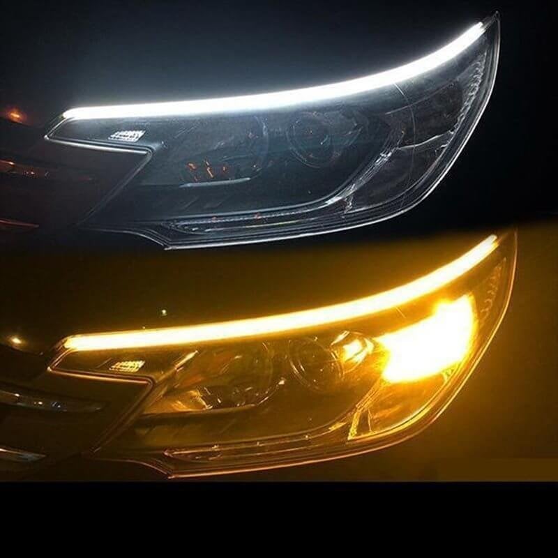 📢📢50 % RABATT !! ⏰2 st/flexibel bil LED Flow🔥typ automatisk signallampa✨3% rabattkod: NOR3