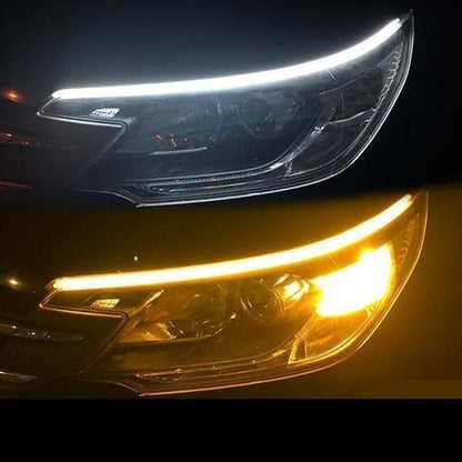 📢📢50 % RABATT !! ⏰2 st/flexibel bil LED Flow🔥typ automatisk signallampa✨3% rabattkod: NOR3