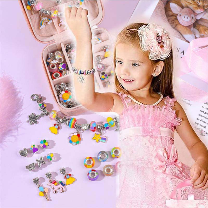 Kit för tillverkning av berlockarmband för smycken