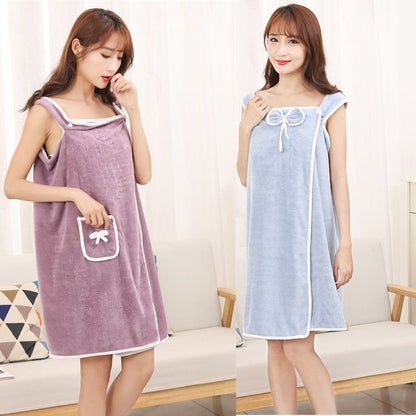 Absorberande badhandduk i korallfleece