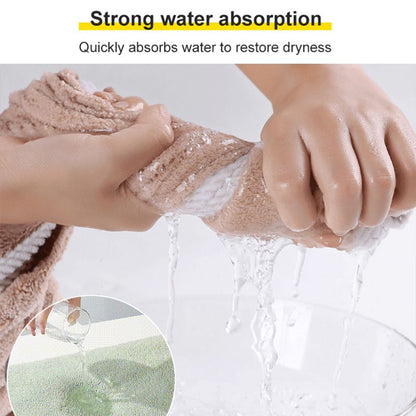 Absorberande badhandduk i korallfleece