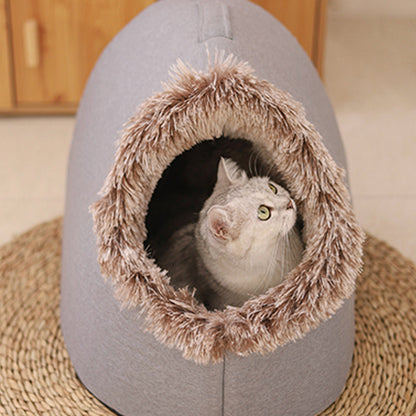 💥 Hot försäljning 🐾 OFFWinter Warm Pet Cave säng