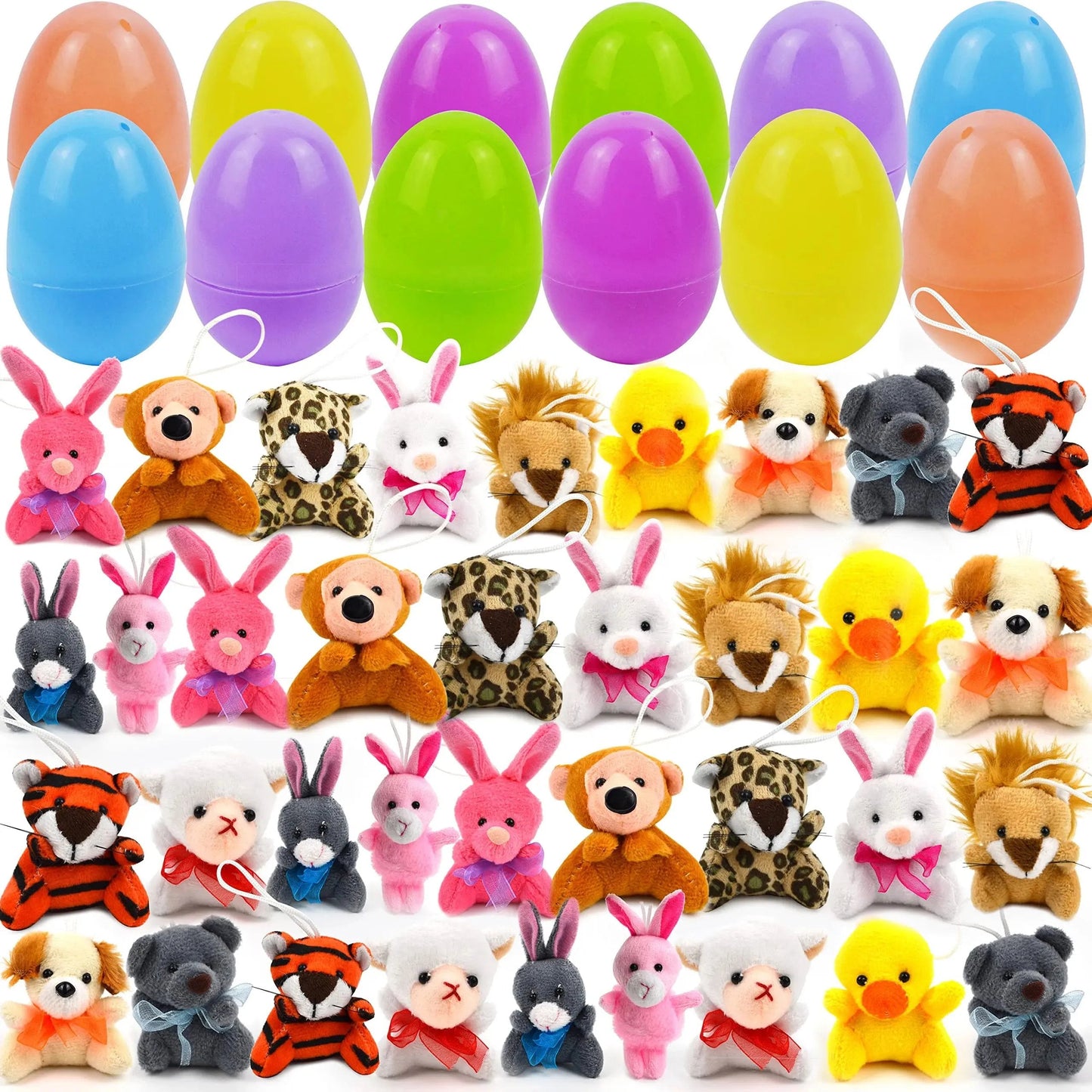 🐣🐰Förfyllda påskägg, fyllda med plyschdjurleksaker