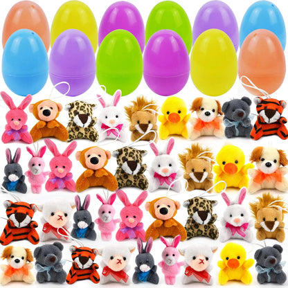 🐣🐰Förfyllda påskägg, fyllda med plyschdjurleksaker