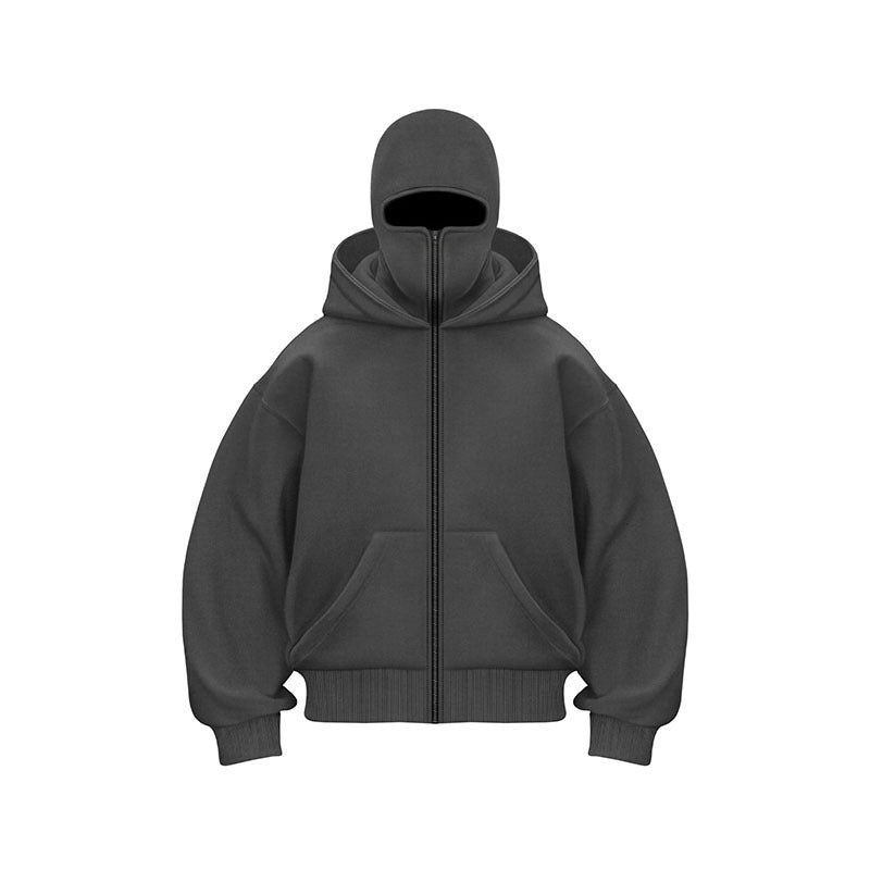🔥50% rabatt👁️‍🗨️Ninja-hoodie med dragkedja för män och kvinno