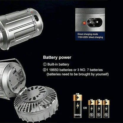 (🔥🎁2025 Nyårs Hot Rea🎁 49%) 6 i 1 Bärbar Solar LED Camping Lantern