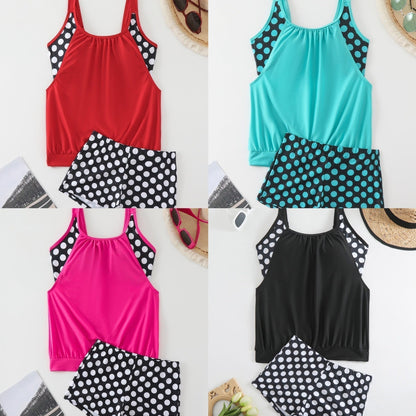 🥳SUMMER HOT SALE🥳💞50K+ SOLD!💥50% OFF! 🔥Women’s Polka Dot Two-Piece Swimsuit – Flattering Fit & Chic Summer Style 🌊✨