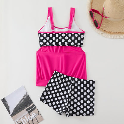 🥳SUMMER HOT SALE🥳💞50K+ SOLD!💥50% OFF! 🔥Women’s Polka Dot Two-Piece Swimsuit – Flattering Fit & Chic Summer Style 🌊✨