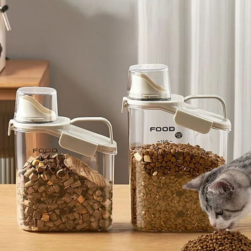 Klart tätslutande matförvaringsbehållare