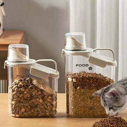 Klart tätslutande matförvaringsbehållare