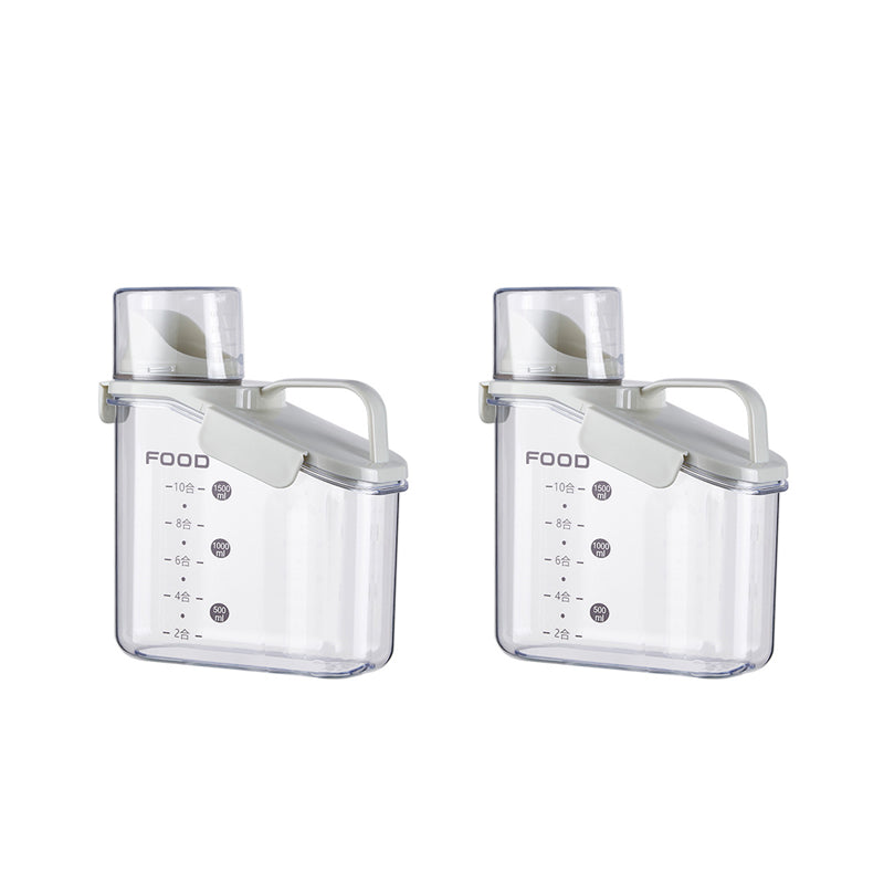 Klart tätslutande matförvaringsbehållare