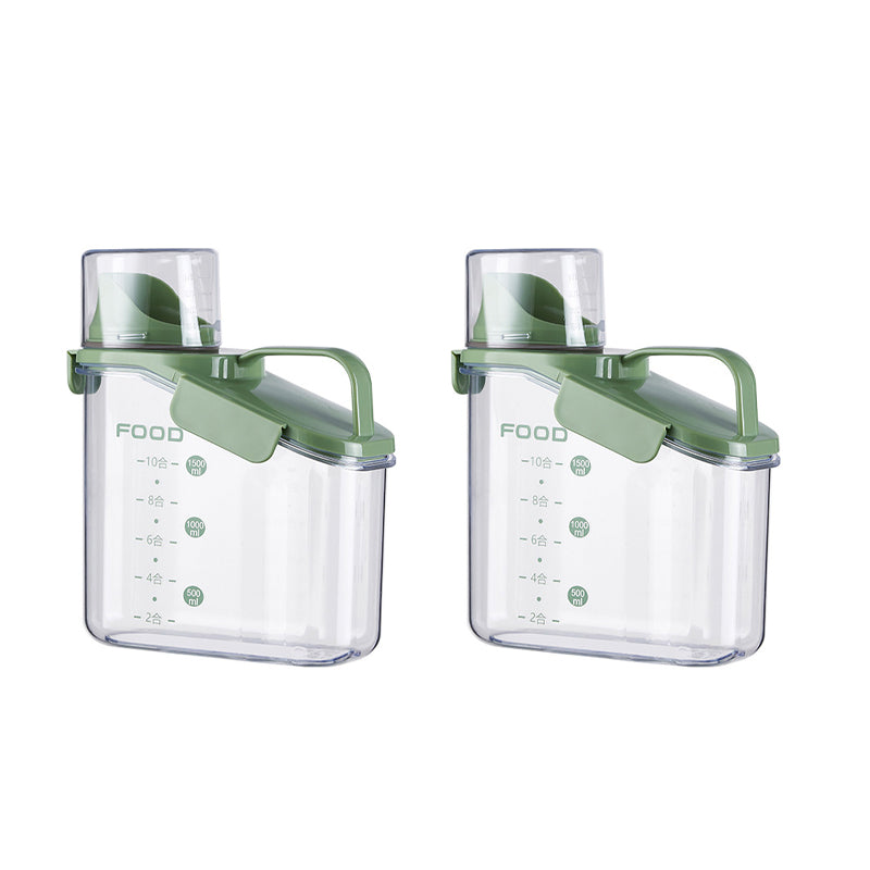 Klart tätslutande matförvaringsbehållare