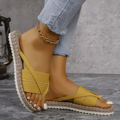 Bekväma sommarflip-flops för kvinnor