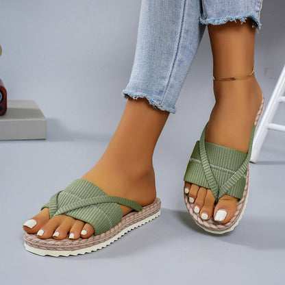 Bekväma sommarflip-flops för kvinnor
