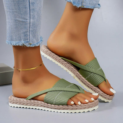 Bekväma sommarflip-flops för kvinnor
