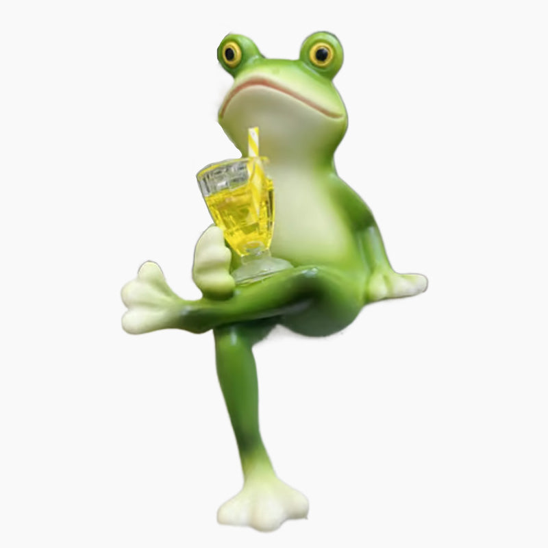 Grodfigurer i miniatyr Växtdekorationer