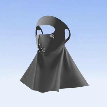 ☀️Andningsbar och svalkande helmask med solskydd för ansiktet och halsen
