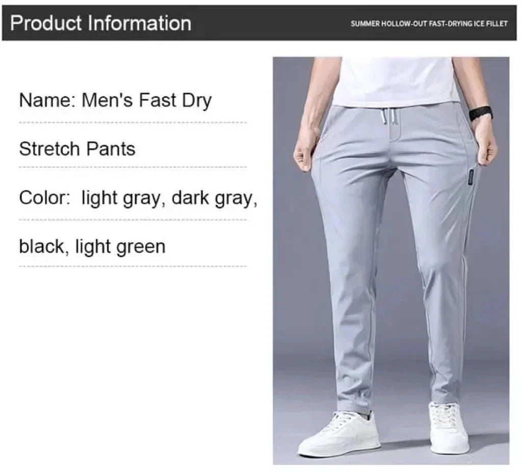 ⏰ 49% rabatt den sista dagen⏰ 2026 Nya modeller Unisex snabbtorka stretchbyxor