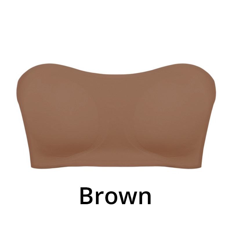 Dam-bh utan bygel och axelband med sidoknäppning