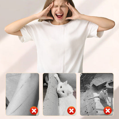 Ingen installation Väggmonterad kattklösbräda- Kubisk vertikal klösbräda + soffskydd