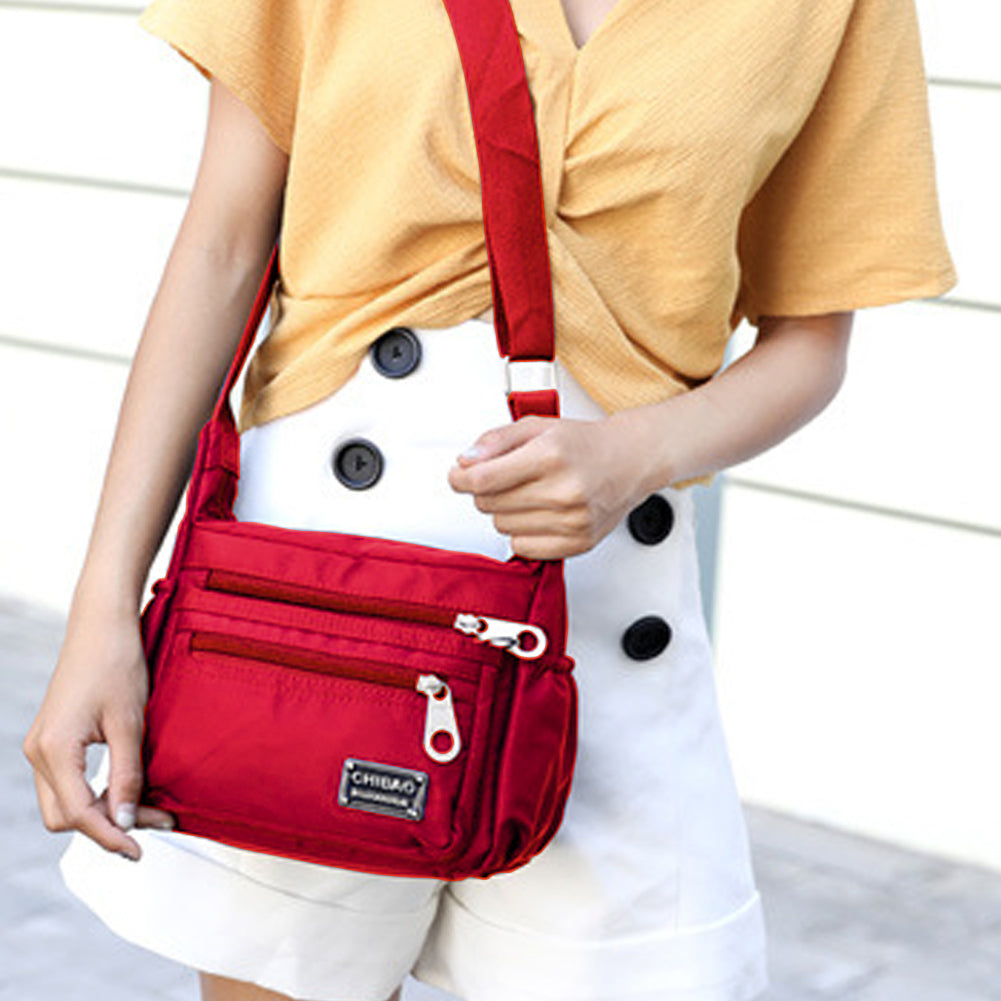 🔥🎁Vattentät Crossbody-väska Dam Casual Messenger Axelväskor Handväska för resor dagligen