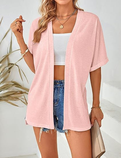 🔥 50％ RABATT🏳️‍🌈2026Ny snygg, böljande kortärmad kofta