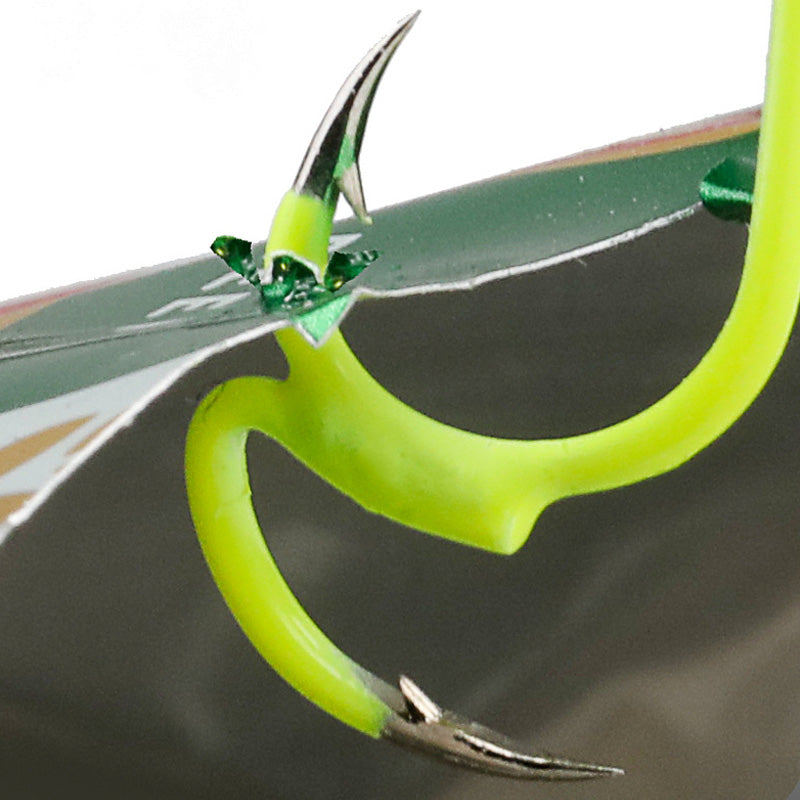 Klassiska vassa dubbla fiskekrokar