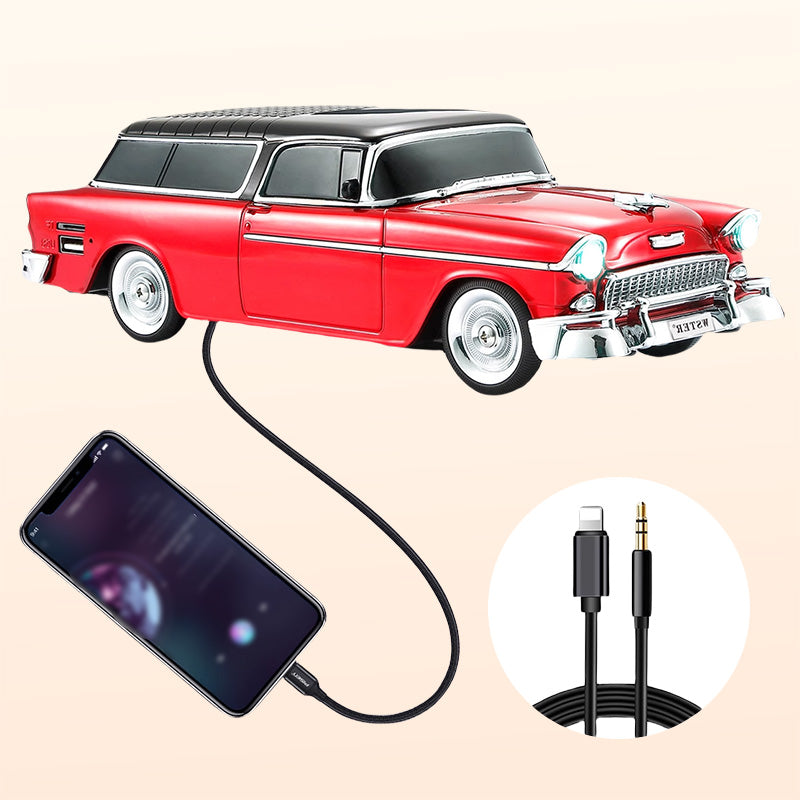 50 % rabatt🔥Retro bilmodell trådlös Bluetooth högtalare（🎁Fri frakt）