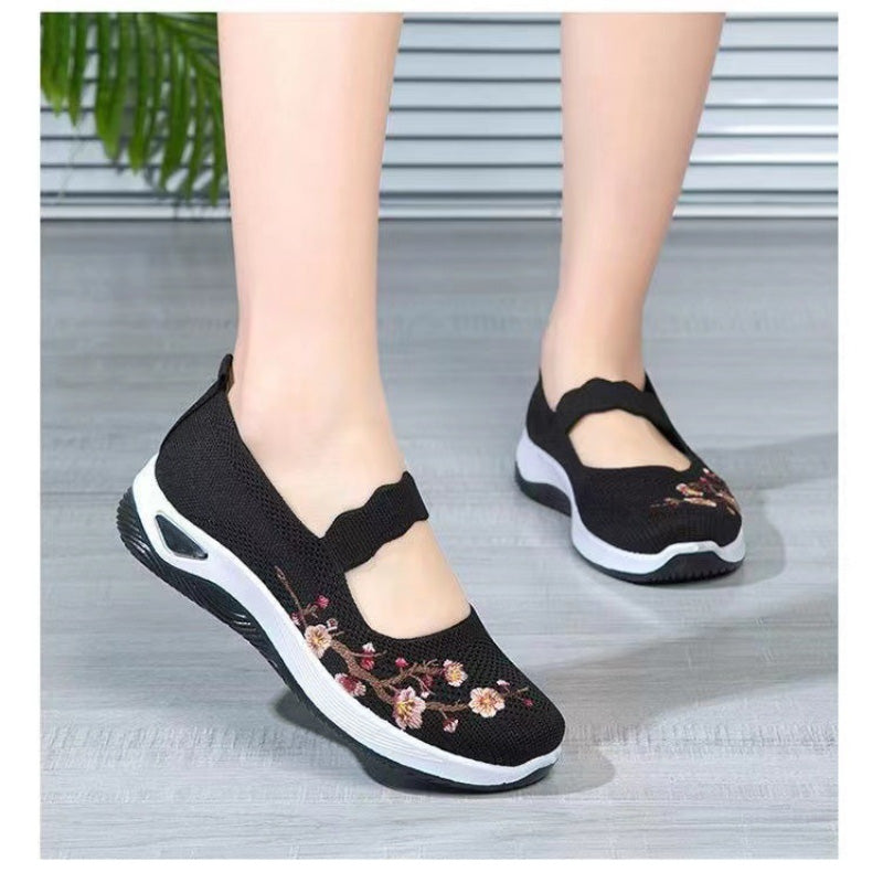 🔥Sista dagens kampanj 50% rabatt - Fotvalvsstöd vandringsskor för kvinnor med andningsfunktion och slip-on