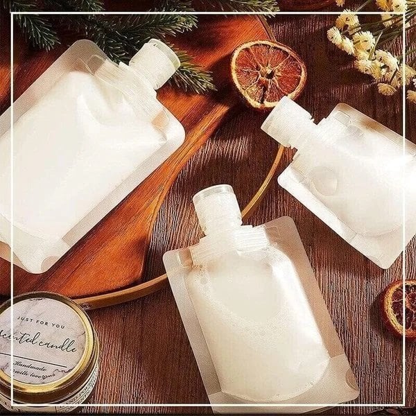 Bærbar reiseveske for flytende sminke