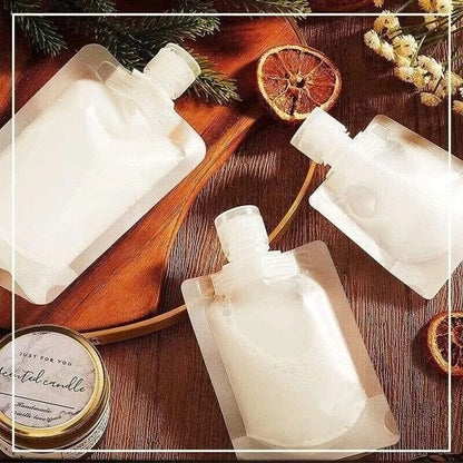 Bærbar reiseveske for flytende sminke