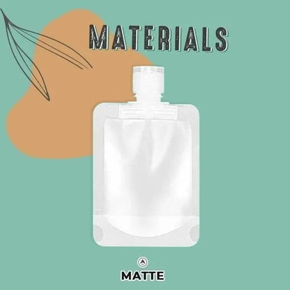 Bærbar reiseveske for flytende sminke