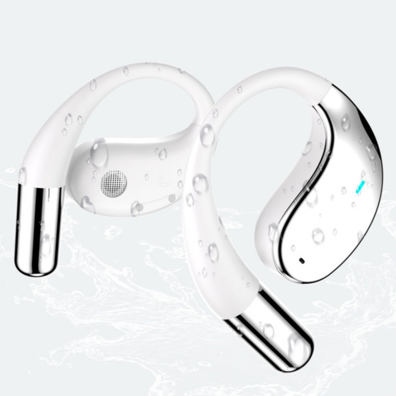 🎧✨ Trådlösa Öppna Öronshörlurar med LED-display