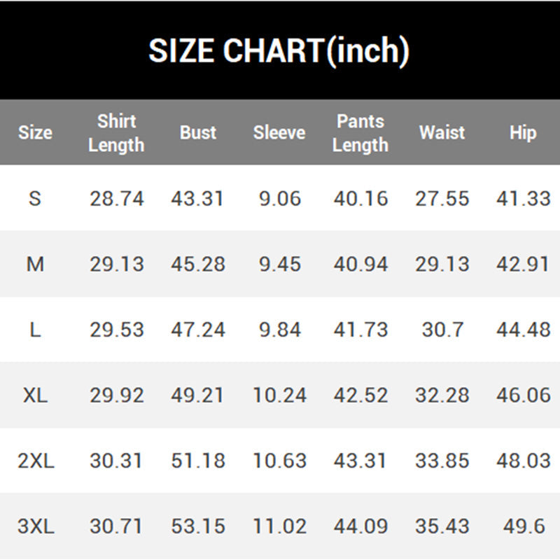 2-delat set med kortärmad skjorta och byxor för män