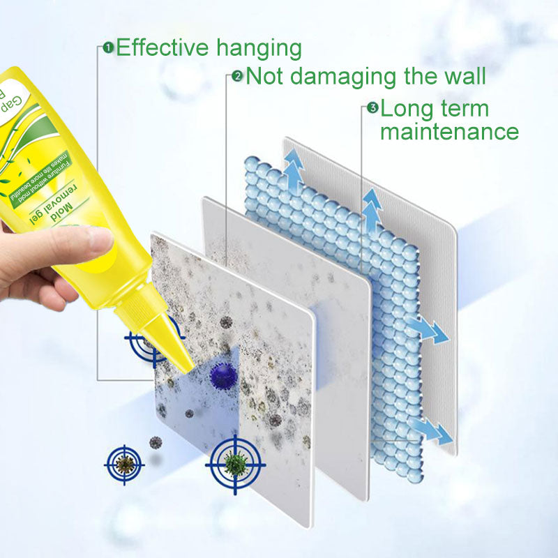 Gel för borttagning av envis mögel