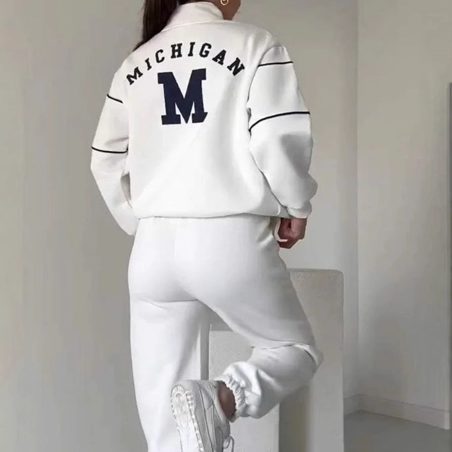 Casual line träningsoverall 2-delat set