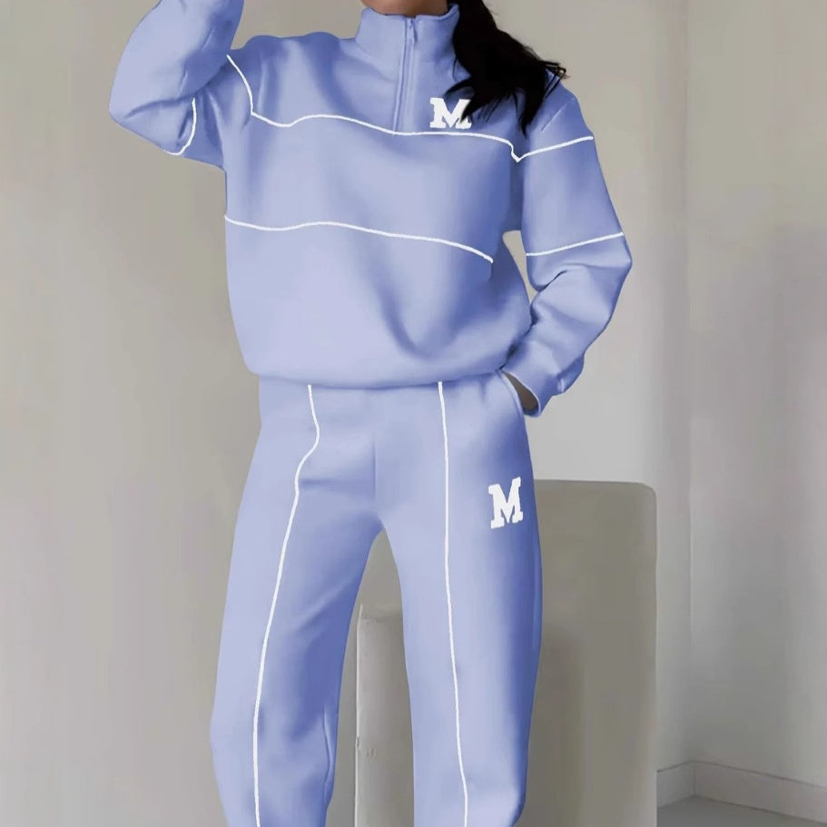 Casual line träningsoverall 2-delat set