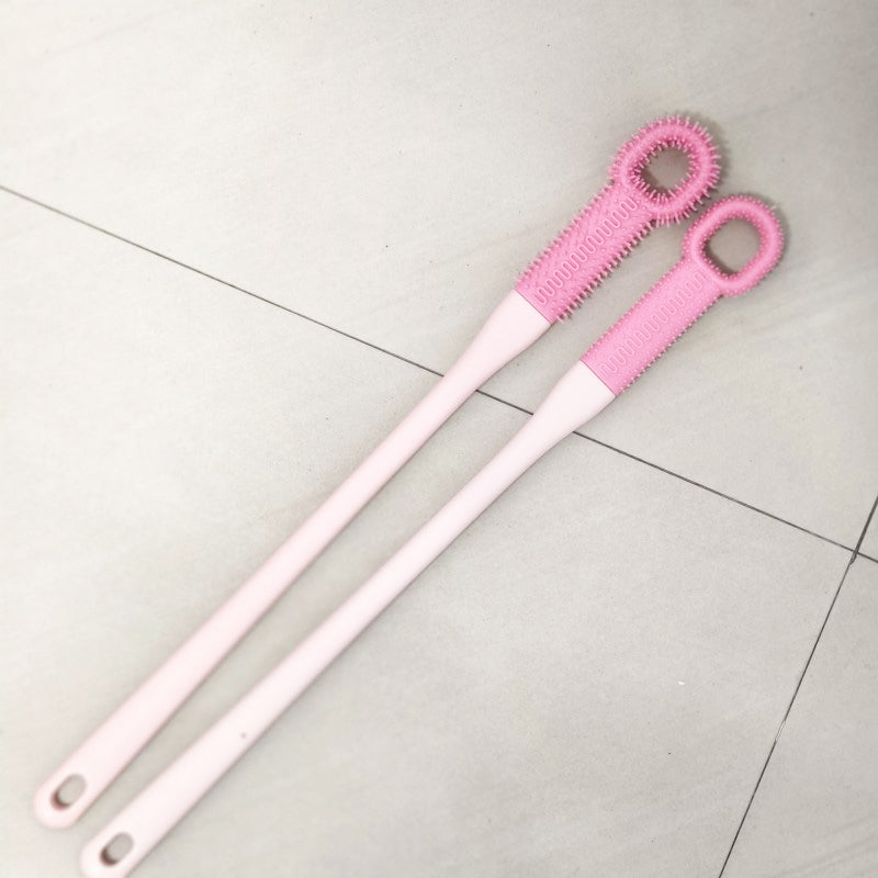 Långskaftad tå- och fotborste