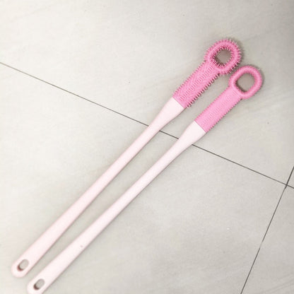 Långskaftad tå- och fotborste