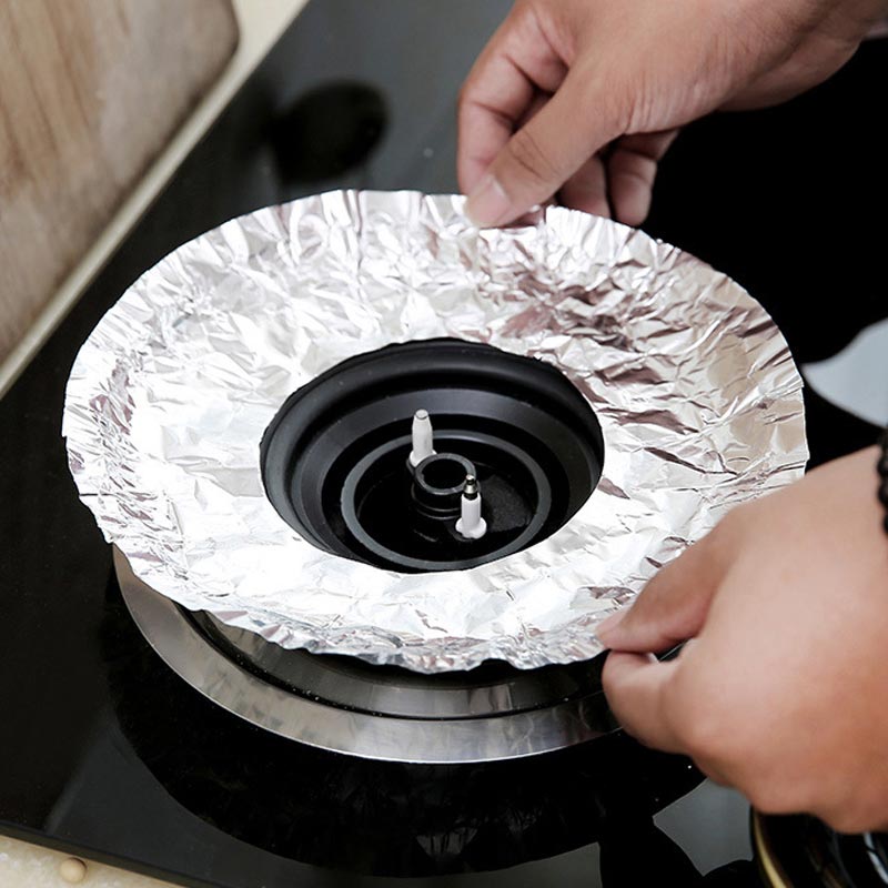 📢📢50% RABATT !! ⏰ Spisskydd i aluminiumfolie – Engångs, fettavvisande och finns i rund eller fyrkantig form