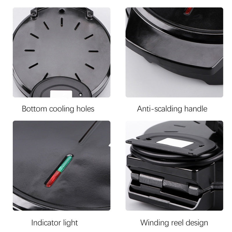 Elektrisk mini-doughnutmaskin med non-stick-yta