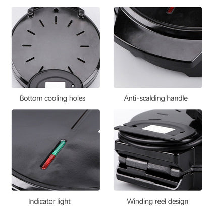 Elektrisk mini-doughnutmaskin med non-stick-yta